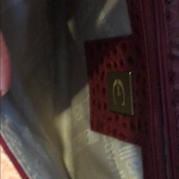 JUST CAVALLI SUEDE & ALLIGATOR SKIN HANDBAG